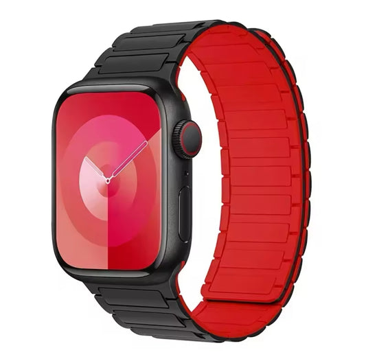 Magnets ch laufe für Apple Uhren armbänder 44mm 40mm 49mm 45mm 41mm 38mm Silikon armband iwatch Serie 9 8 7 6 5 4 3 se ultra 2 Armband