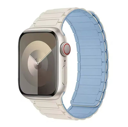 Magnets ch laufe für Apple Uhren armbänder 44mm 40mm 49mm 45mm 41mm 38mm Silikon armband iwatch Serie 9 8 7 6 5 4 3 se ultra 2 Armband